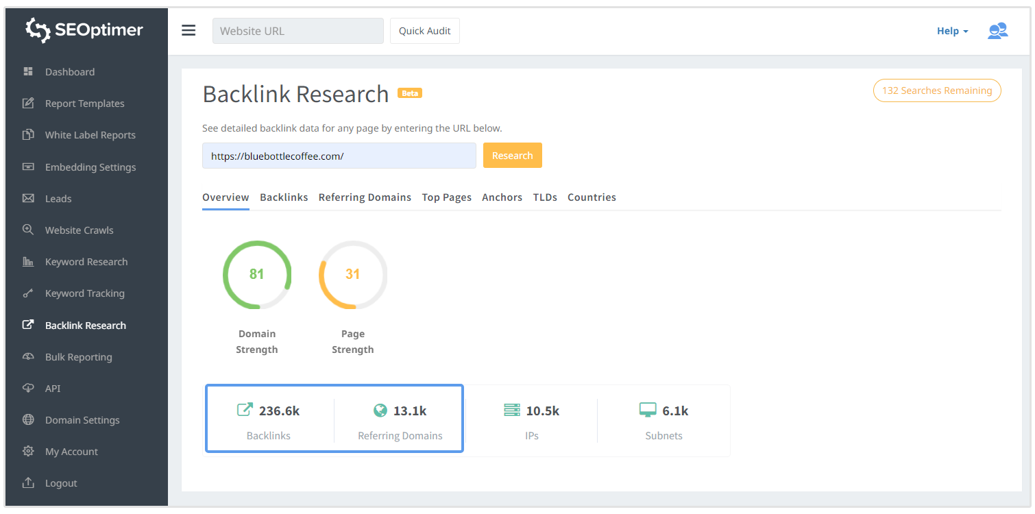 backlink sayısı vs referans veren domainler